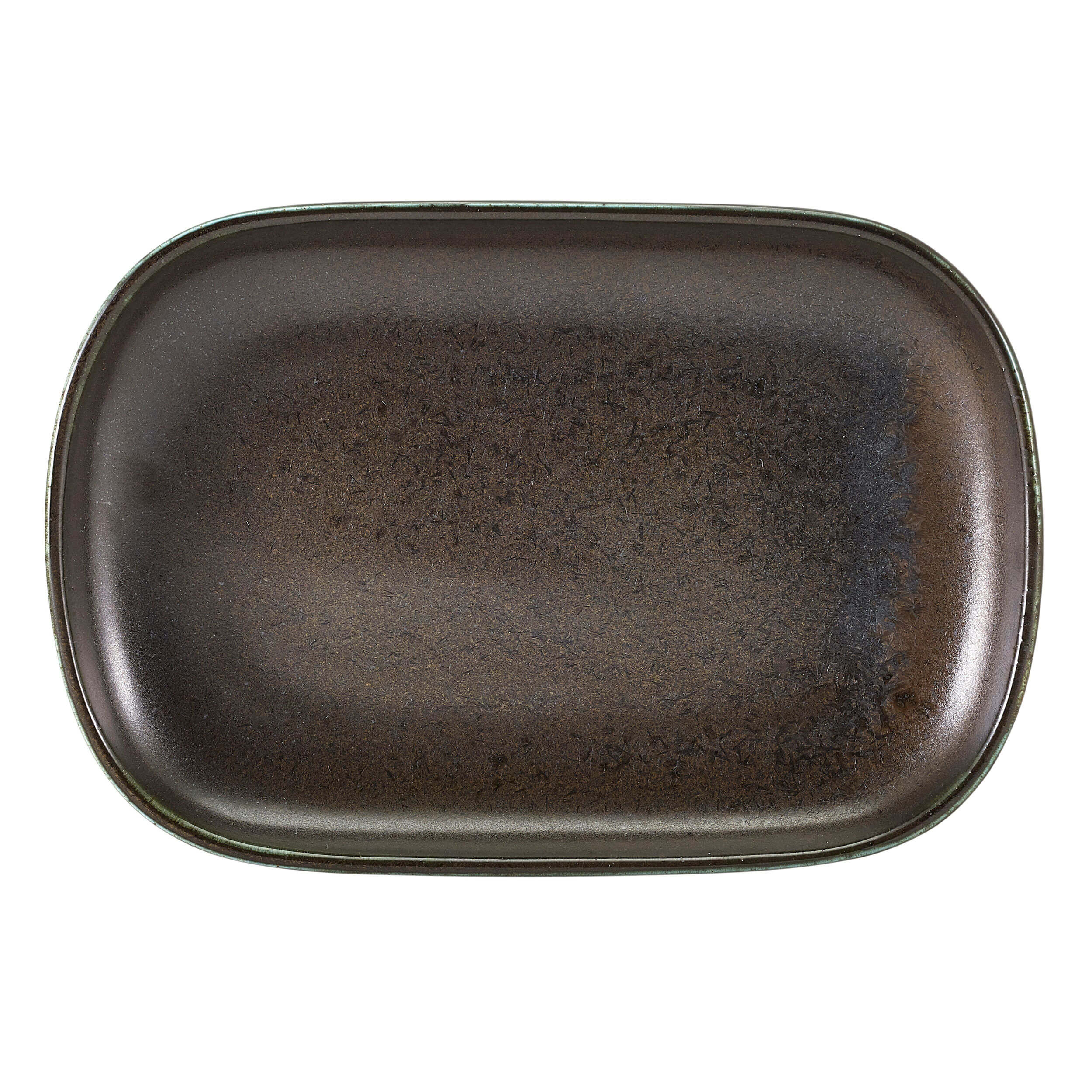 Platte/Teller Terra Cinder Black - 24x16,5cm (12 Stk.)