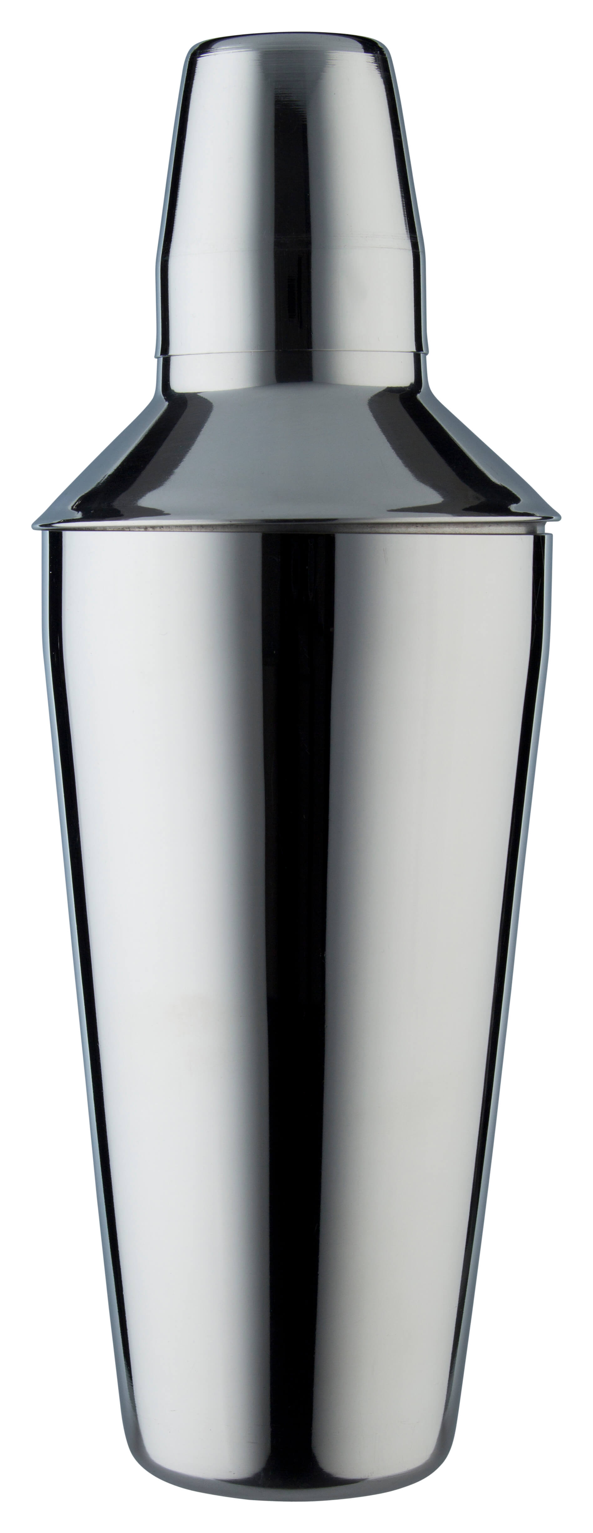 Cocktail Shaker, Edelstahl, dreiteilig, poliert (750ml)