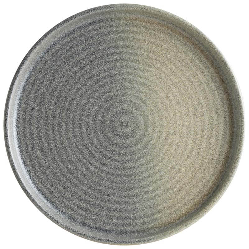 Bonna Hornfels Ripple Teller flach 26cm grau - 6 Stück Bonna Hornfels Ripple Teller flach 26cm grau - 6 Stück