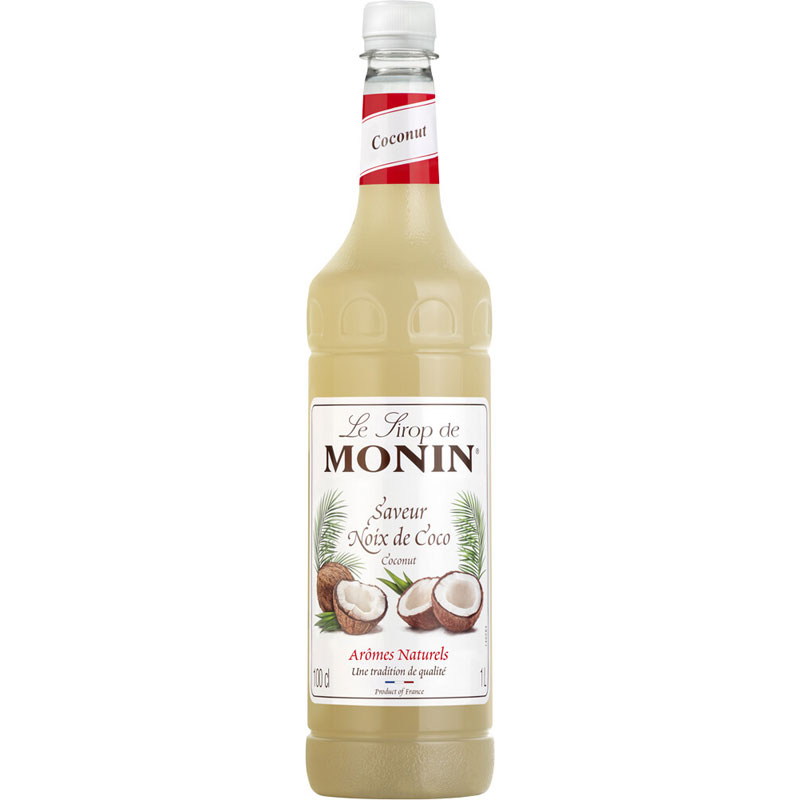 Kokosnuss - Monin Sirup, PET-Flasche (1,0l) Kokosnuss - Monin Sirup, PET-Flasche (1,0l)