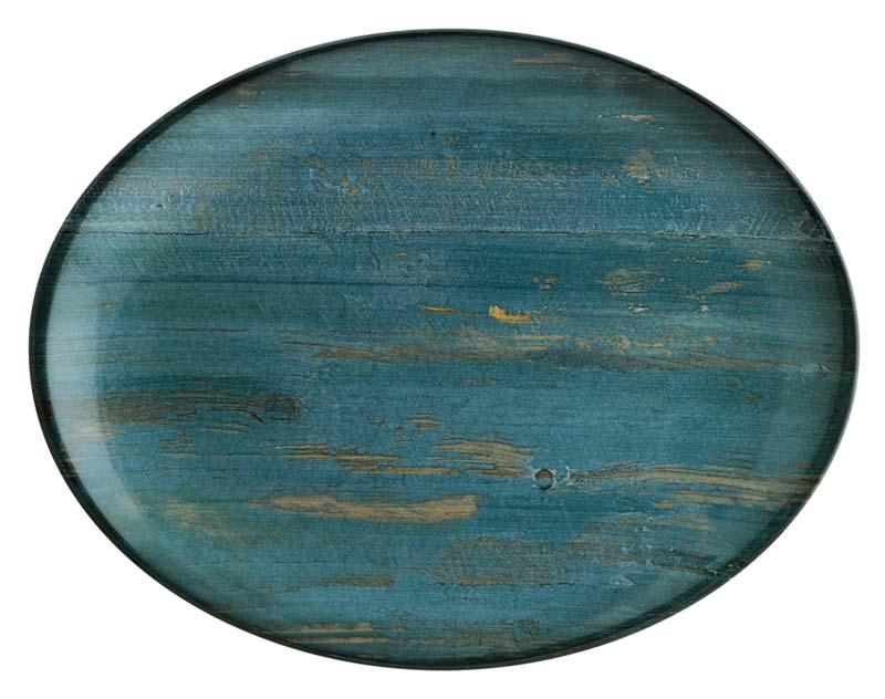Bonna Madera Mint Moove Platte oval 31x24cm blau - 6 Stück Bonna Madera Mint Moove Platte oval 31x24cm blau - 6 Stück