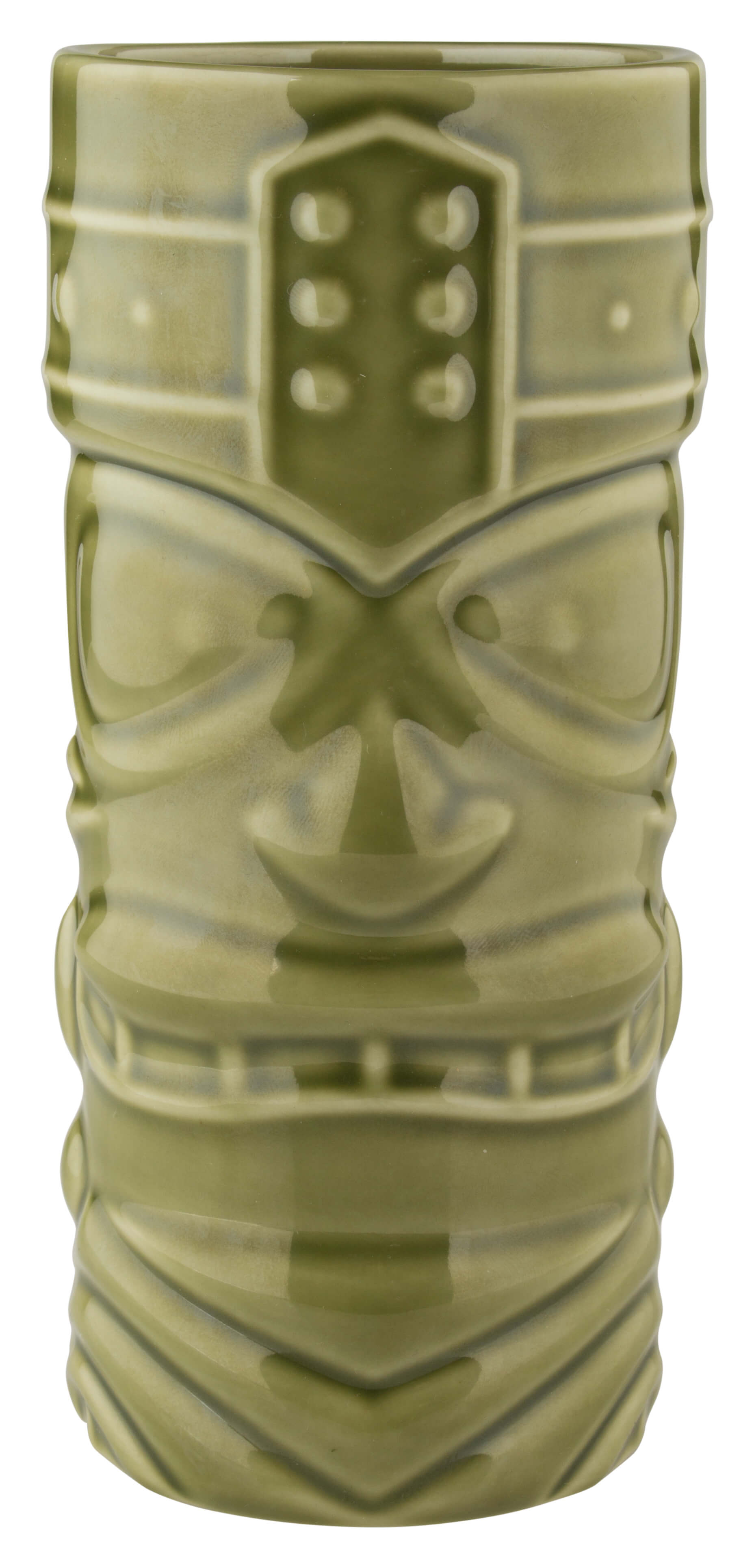 Tiki Becher Face, grün - 400ml