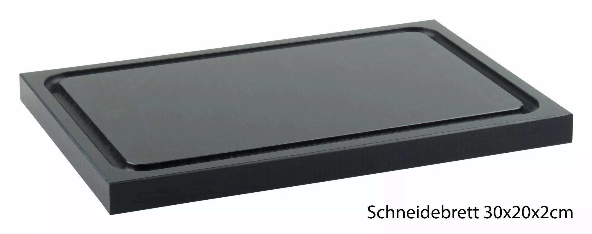 Schneidebrett Polypropylen, schwarz - verschiedene Größen Schneidebrett Polypropylen, schwarz - verschiedene Größen