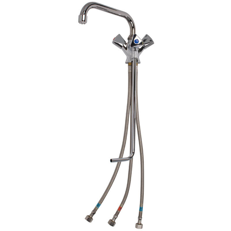 Mischbatterie warm/kalt 1 Becken, Bruse - Niederdruck Mischbatterie warm/kalt 1 Becken, Bruse - Niederdruck