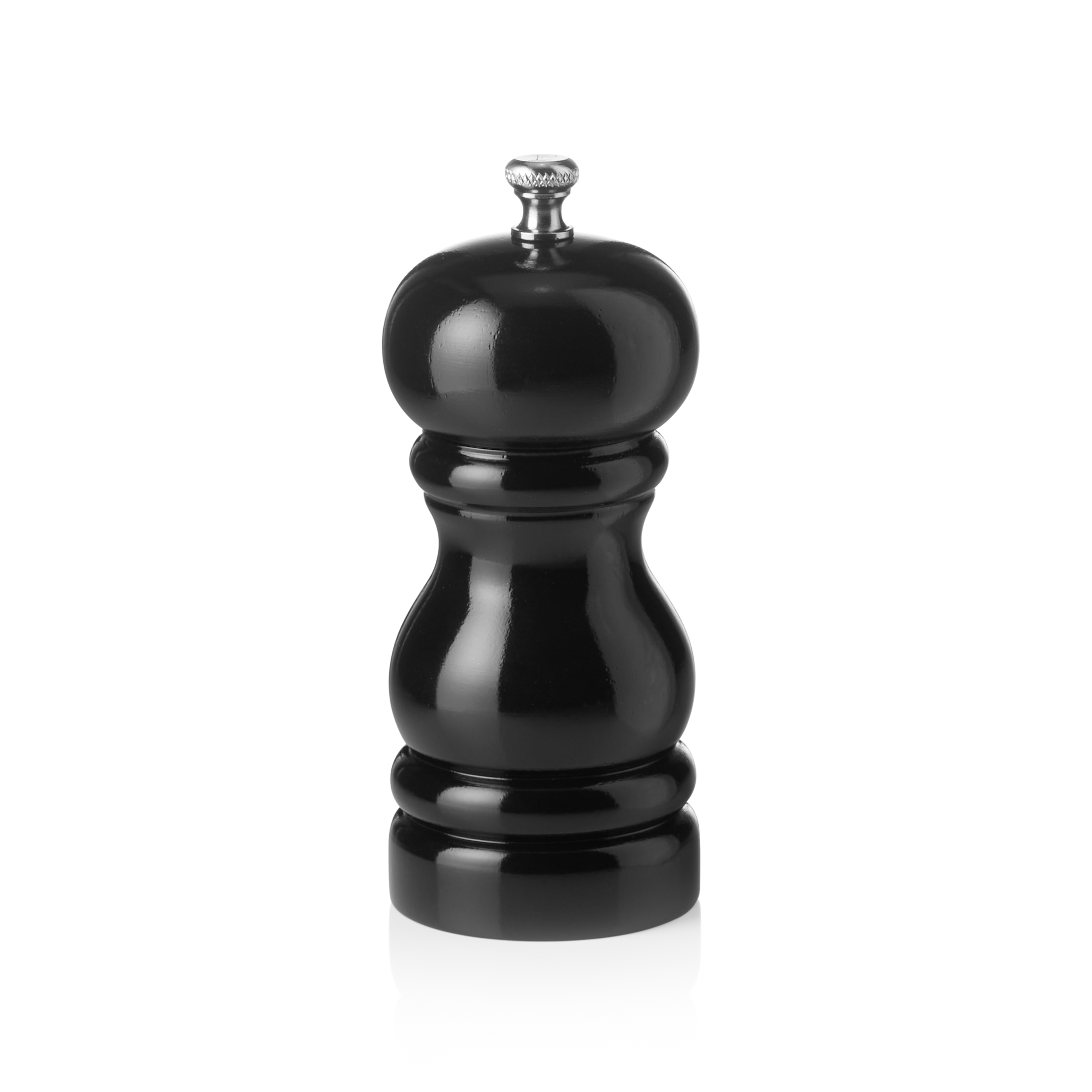 Pfeffermühle Gummibaumholz schwarz - 11cm Pfeffermühle Gummibaumholz schwarz - 11cm