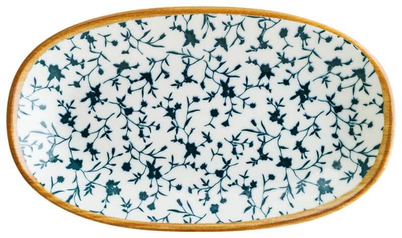 Bonna Calif Gourmet Platte oval 24x14cm blau - 12 Stück Bonna Calif Gourmet Platte oval 24x14cm blau - 12 Stück
