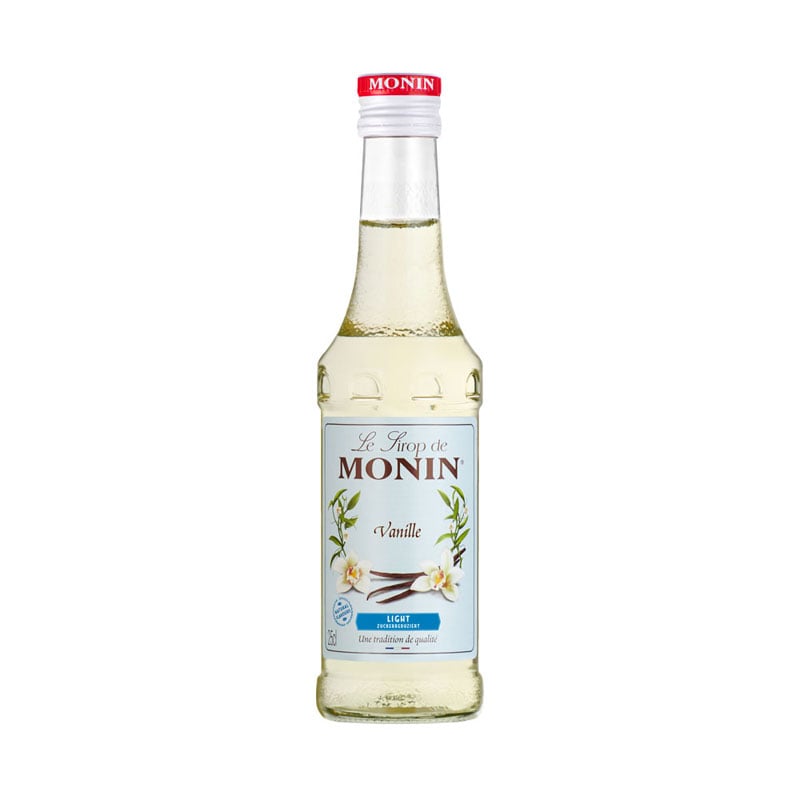 Vanille zuckerreduziert (light) - Monin Sirup Kleinflasche (0,25l) Vanille zuckerreduziert (light) - Monin Sirup Kleinflasche (0,25l)