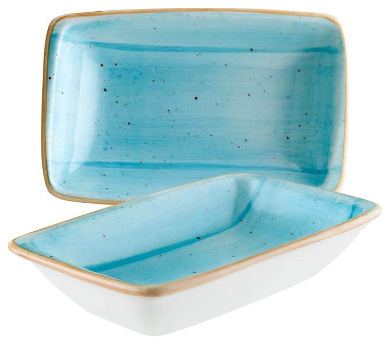 Bonna Aura Aqua Moove Rechteckschale 16x9cm türkis - 12 Stück Bonna Aura Aqua Moove Rechteckschale 16x9cm türkis - 12 Stück