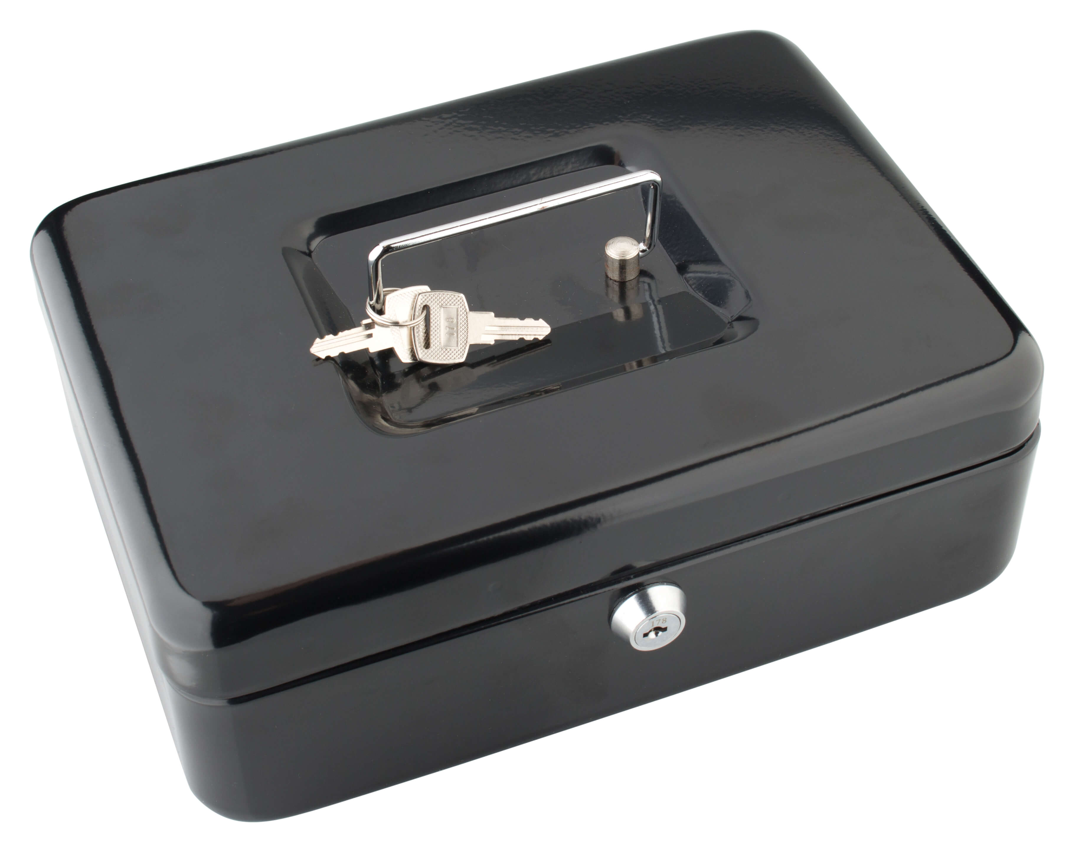 Geldkassette mittel, 24x18x9cm - schwarz