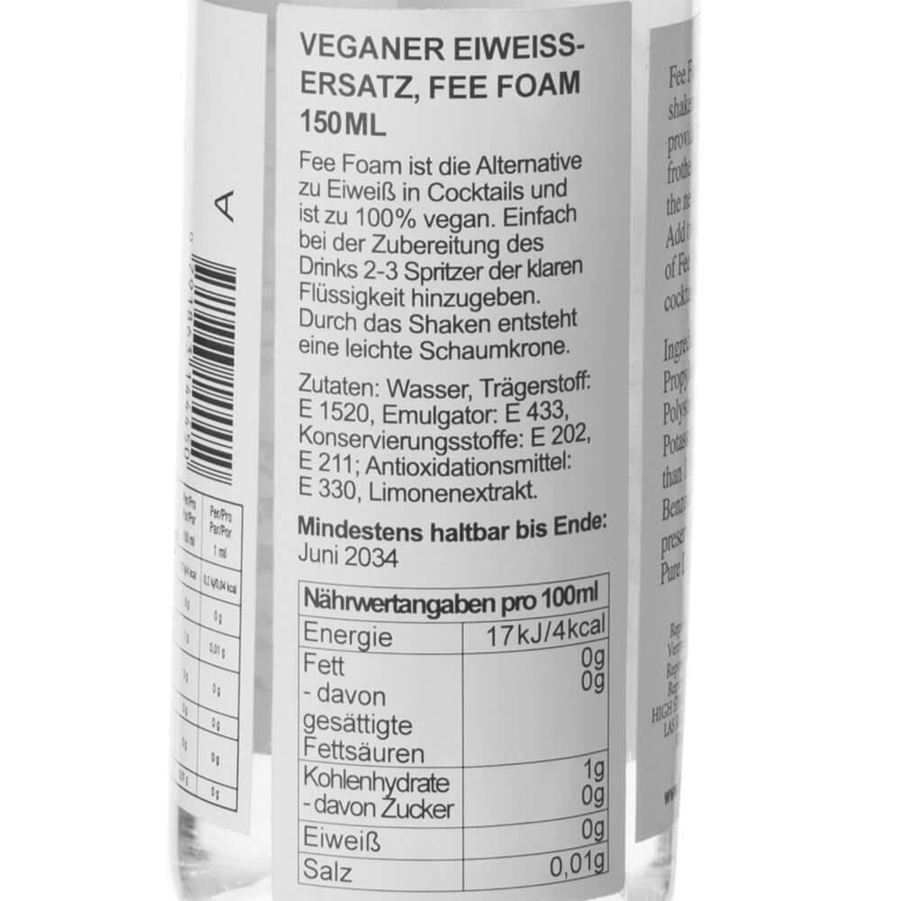 Eiweißersatz Fee Foam - Fee Brothers (150ml) Eiweißersatz Fee Foam - Fee Brothers (150ml)