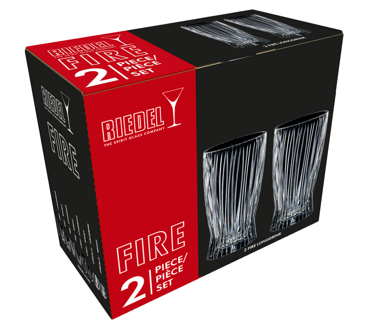 Longdrinkglas Fire, Riedel - 375ml (2 Stk.)