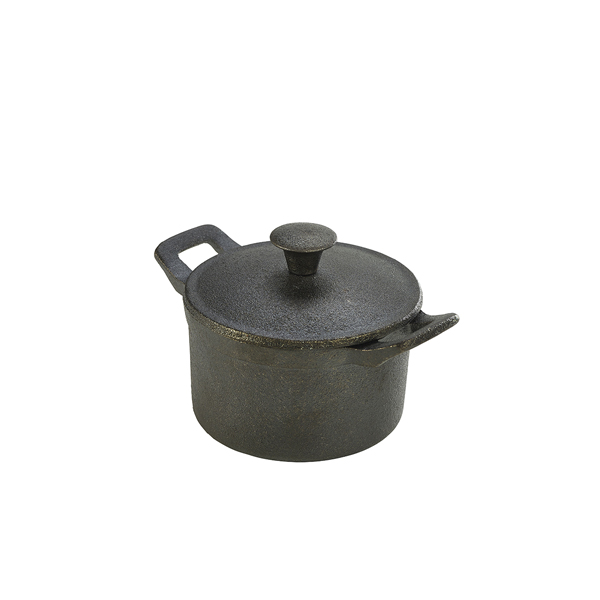 Mini-Topf mit Deckel, Gusseisen - 400ml (6 Stk.) Mini-Topf mit Deckel, Gusseisen - 400ml (6 Stk.)