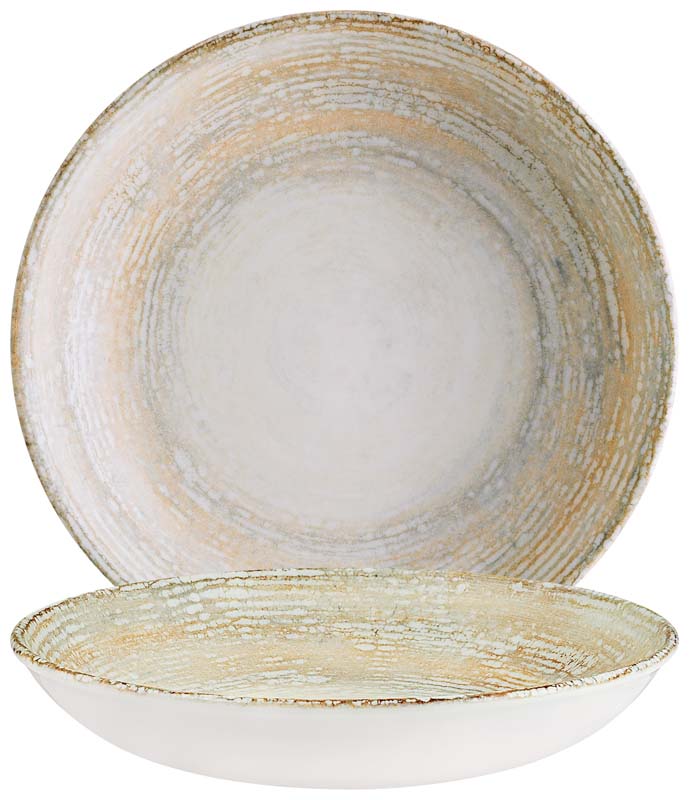 Bonna Patera Bloom Teller tief 25cm beige - 6 Stück Bonna Patera Bloom Teller tief 25cm beige - 6 Stück