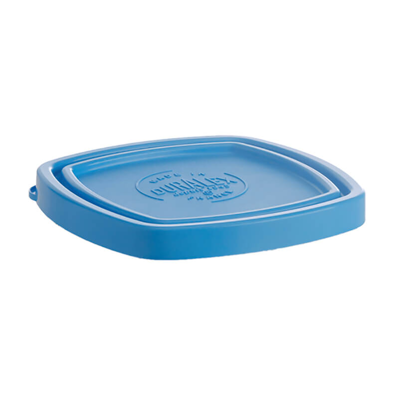 PE-Deckel blau Lys Carré, Duralex - 11,2x11,2cm (1 Stk.)