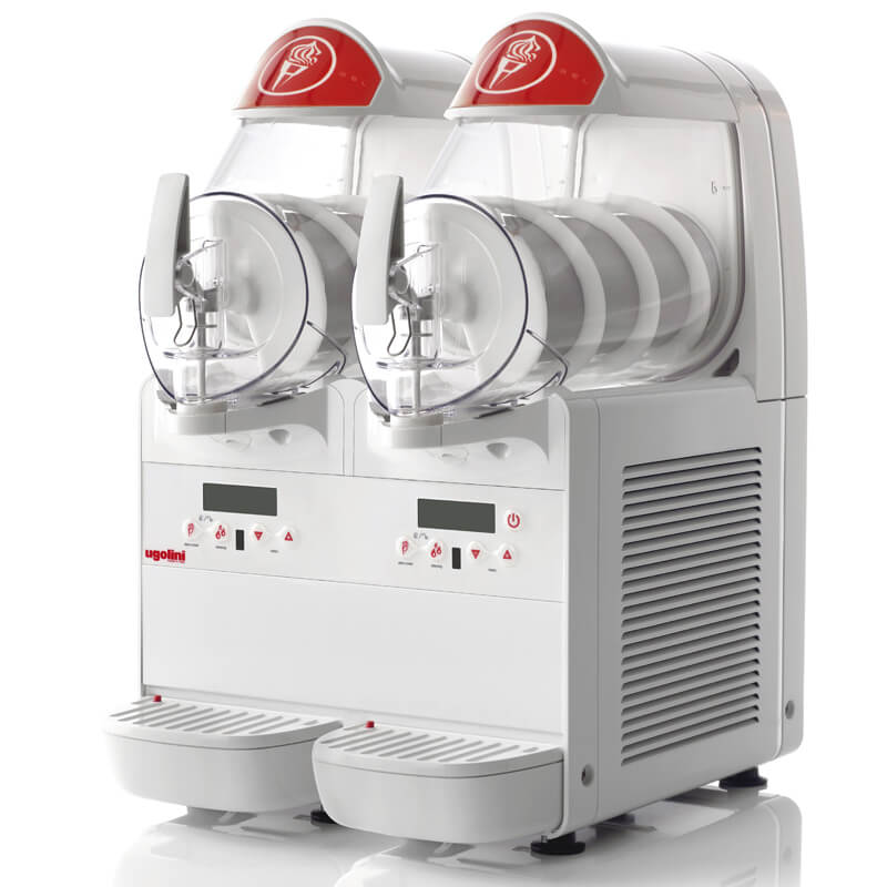 Eismaschine MINIGEL PLUS 2 R290, 2 x 6 Liter Behälter Eismaschine MINIGEL PLUS 2 R290, 2 x 6 Liter Behälter
