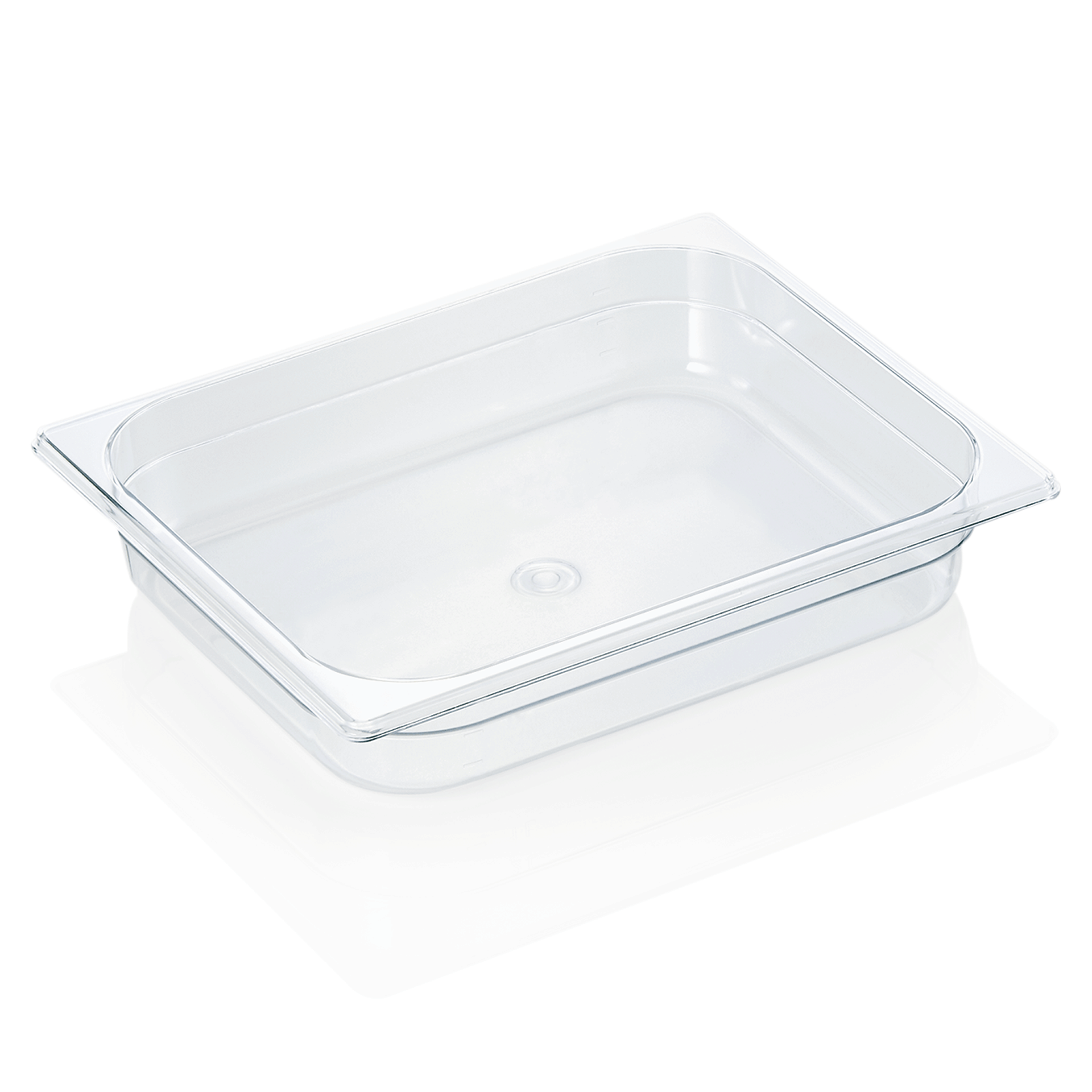GN 1/2 Behälter mit Skalierung, Polycarbonat transparent - H 6,5cm (Serie GN 94) GN 1/2 Behälter mit Skalierung, Polycarbonat transparent - H 6,5cm (Serie GN 94)