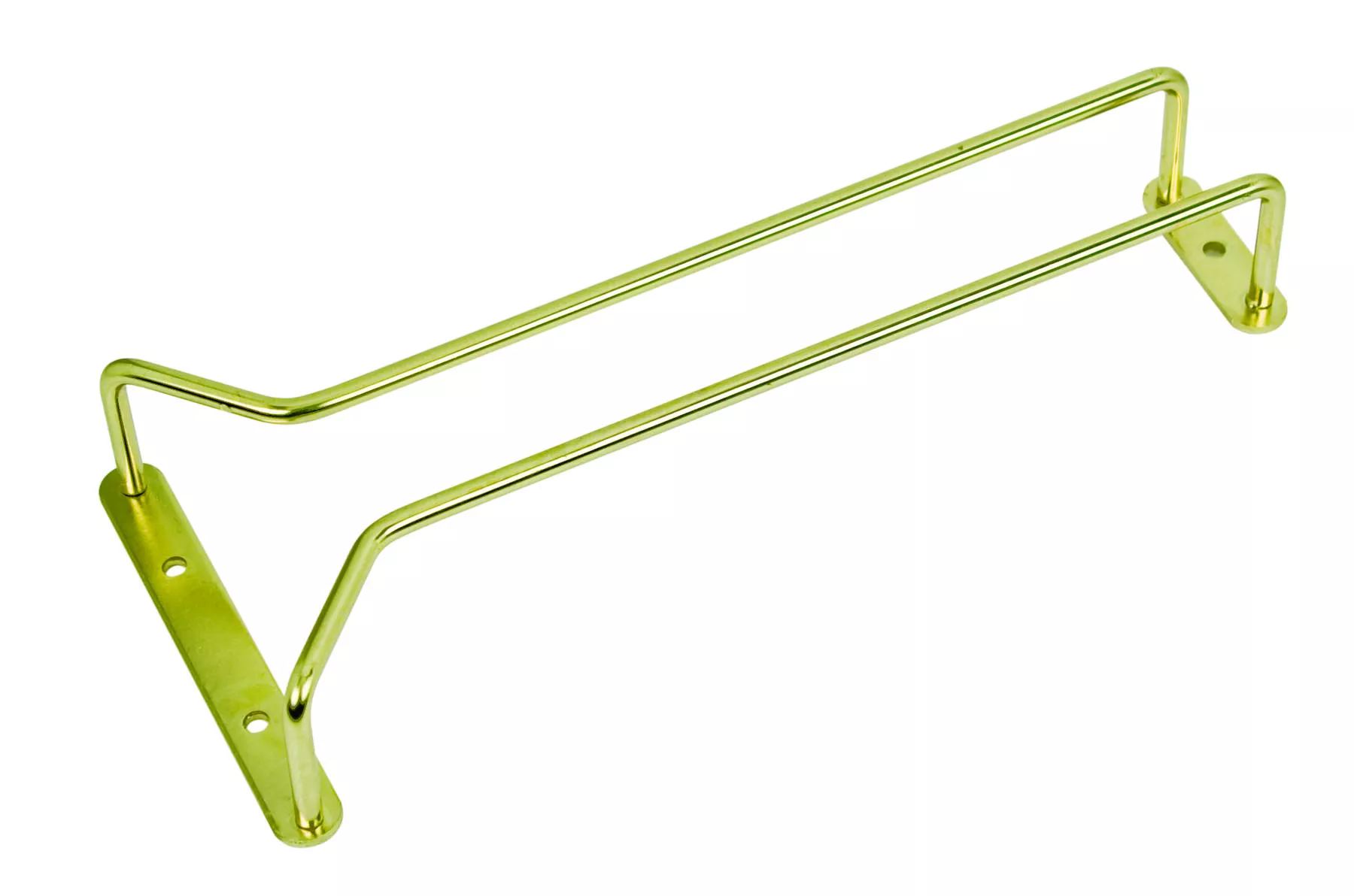 Gläserschiene Messingausführung - verschiedene Längen