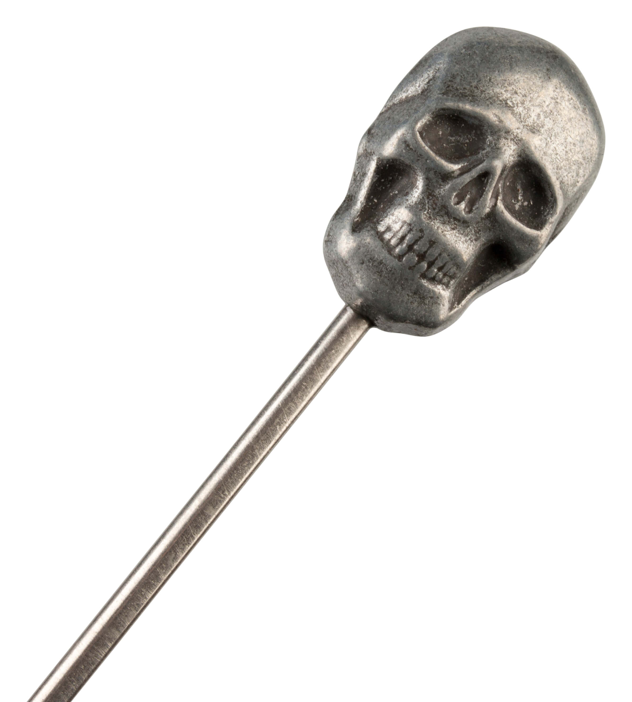 Cocktailspieß, Metall - Skull (10 Stk.)
