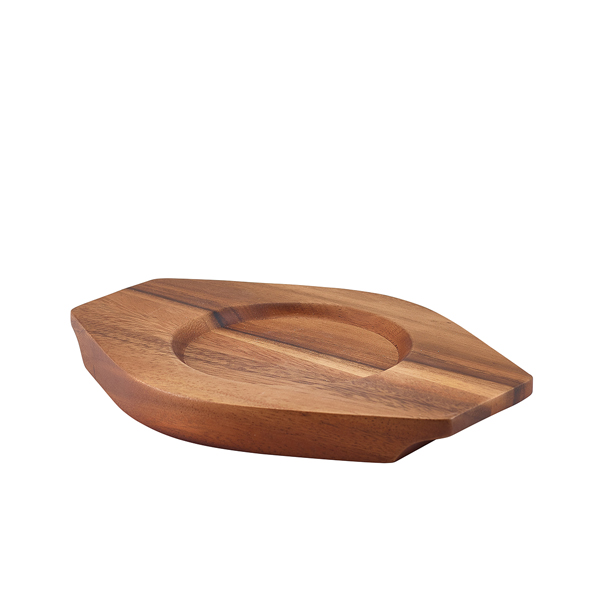 Untersetzer für Mini-Wok, Akazienholz (6 Stk.)