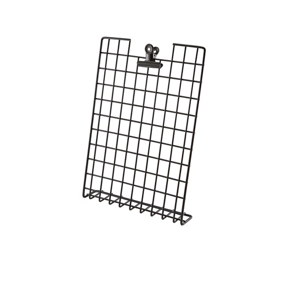 Menühalter A4, Draht - schwarz (32x24cm)