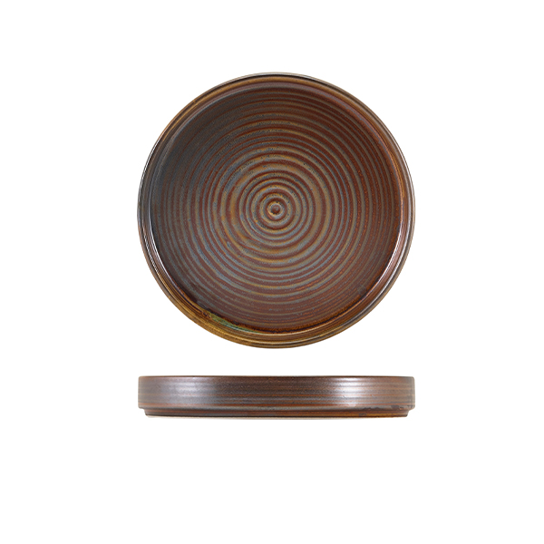 Präsentationsteller Terra Rustic Copper – 18 cm (6 Stk.)