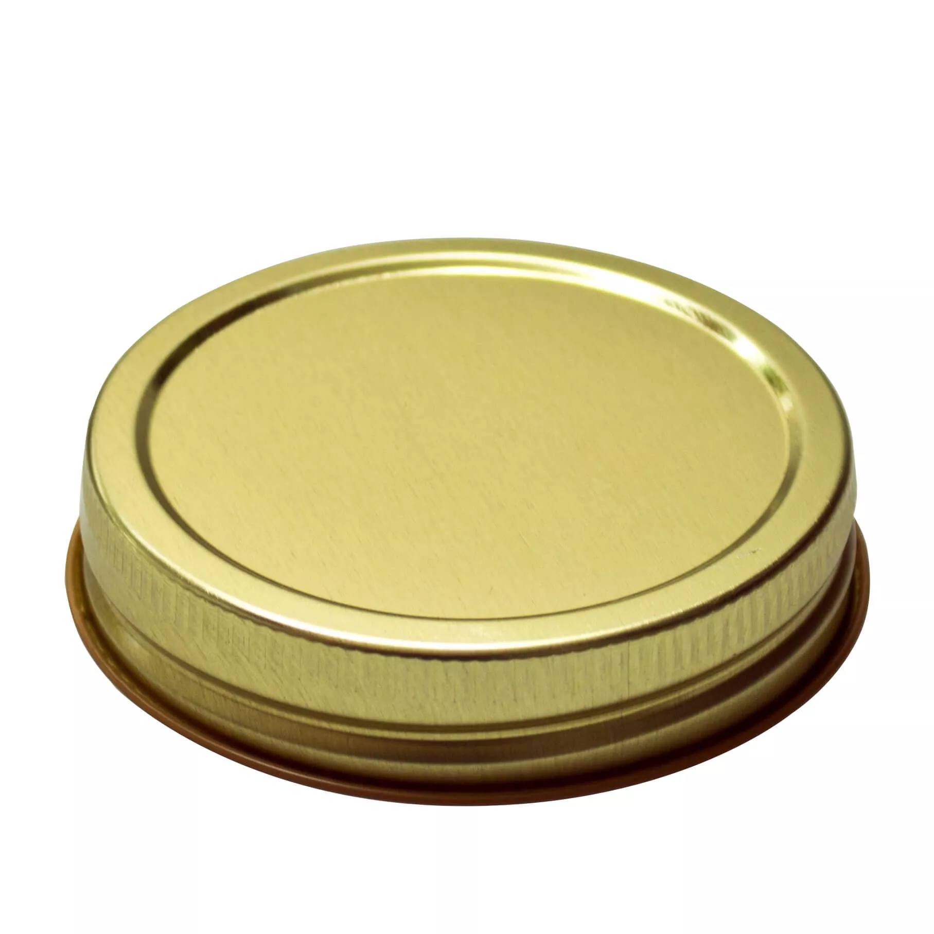 Schraubdeckel 7,3cm - goldfarben Schraubdeckel 7,3cm - goldfarben