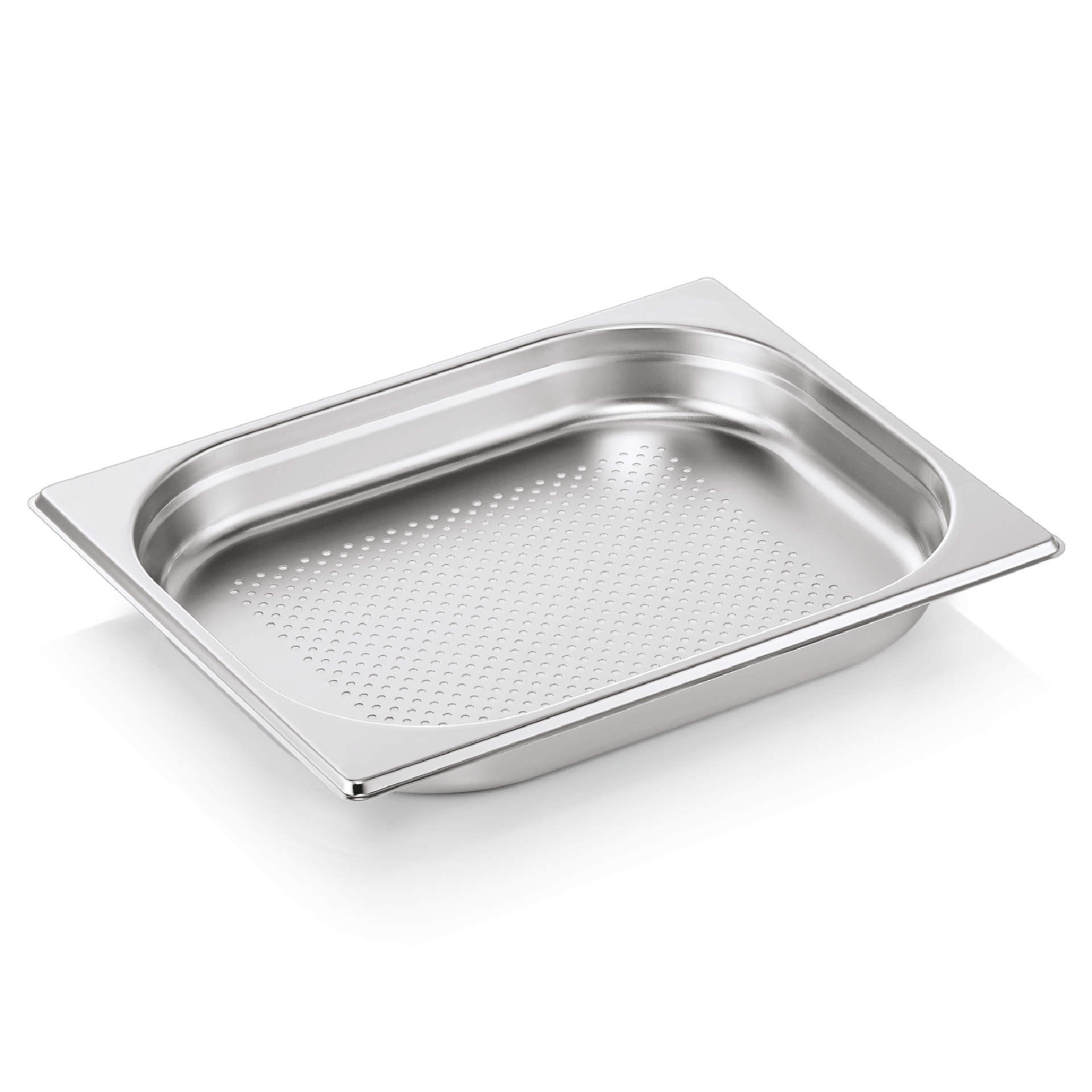 GN 1/2 Behälter, mit Bodenlochung, CNS, GN ESSENTIALS - 4cm (6 Stk.)