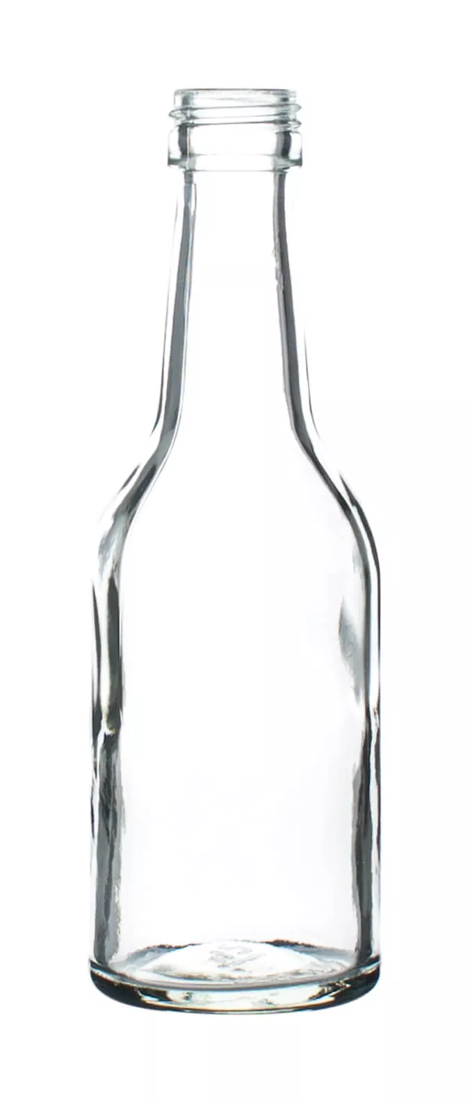 Glasflasche Geradhals klar - 100ml Glasflasche Geradhals klar - 100ml