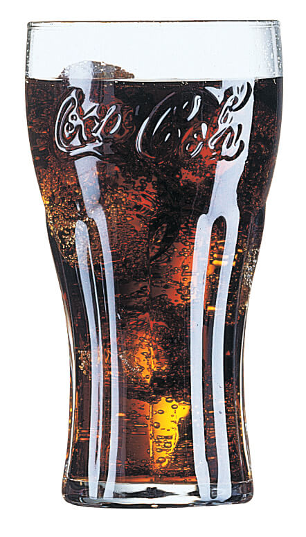 Coca-Cola Konturglas, Arcoroc - 460ml, 0,4l FS