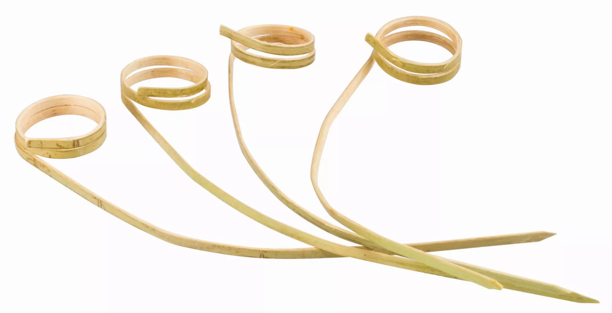 Bambusspieße mit Ring - 12cm (100 Stk.) Bambusspieße mit Ring - 12cm (100 Stk.)