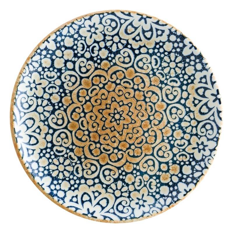 Bonna Alhambra Gourmet Teller flach 25cm blau - 12 Stück