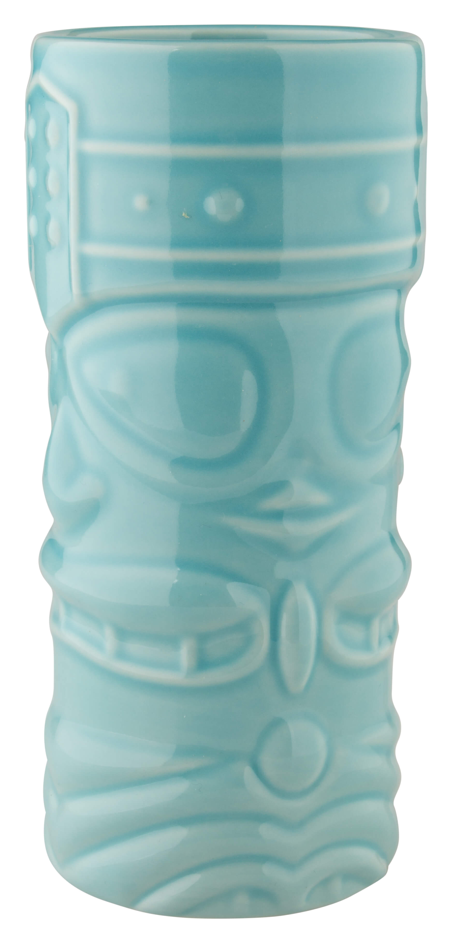 Tiki Becher Face, blau - 400ml