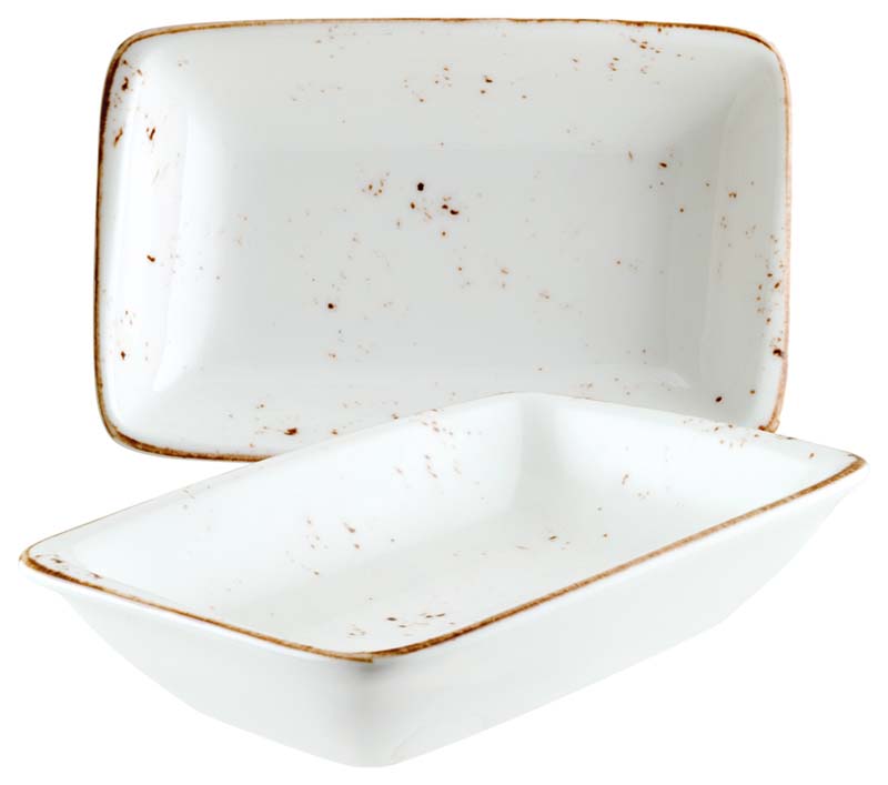 Bonna Grain Moove Rechteckschale 16x9cm creme - 12 Stück Bonna Grain Moove Rechteckschale 16x9cm creme - 12 Stück