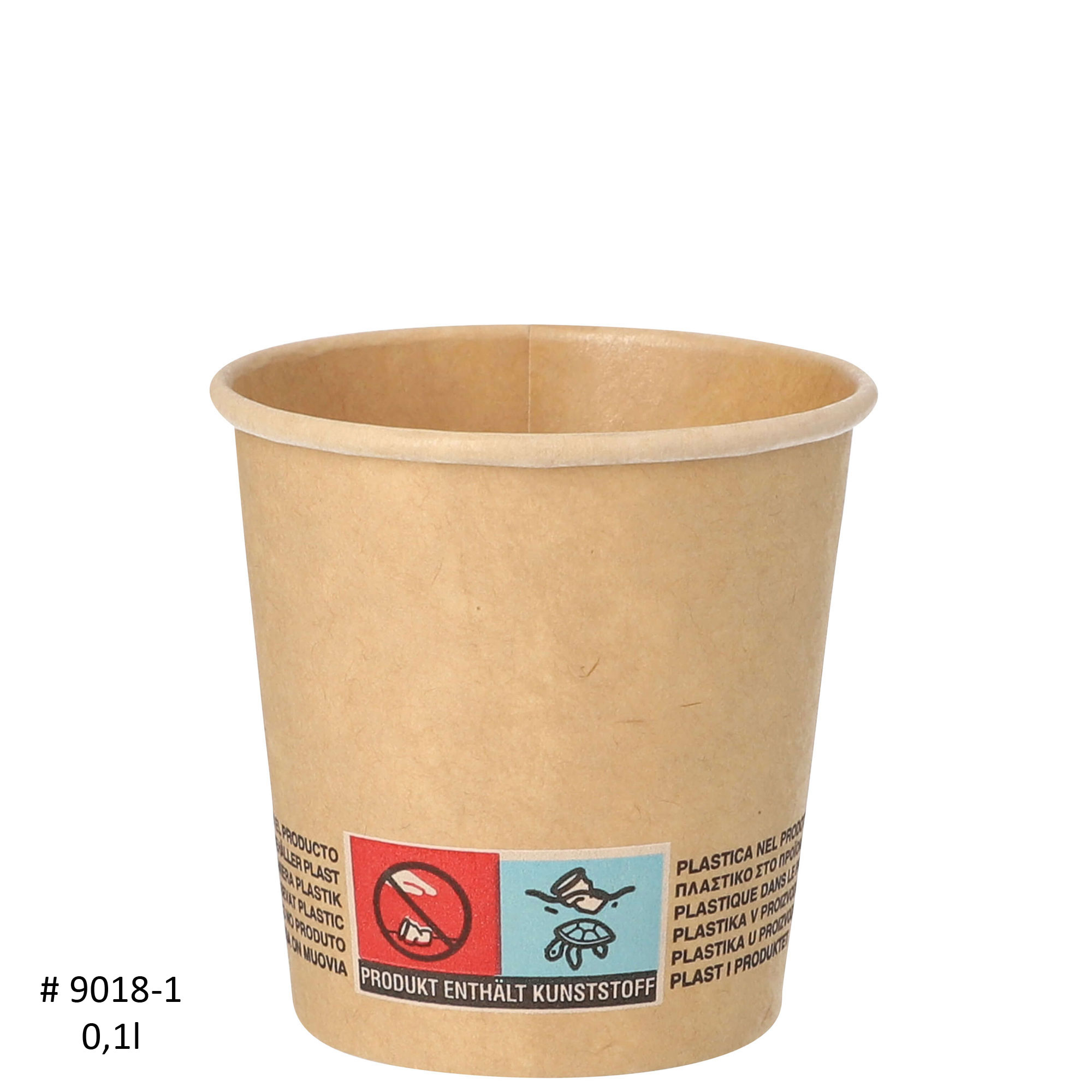 Deckel für Espressobecher, Plastik weiß - 6cm (50 Stk.)