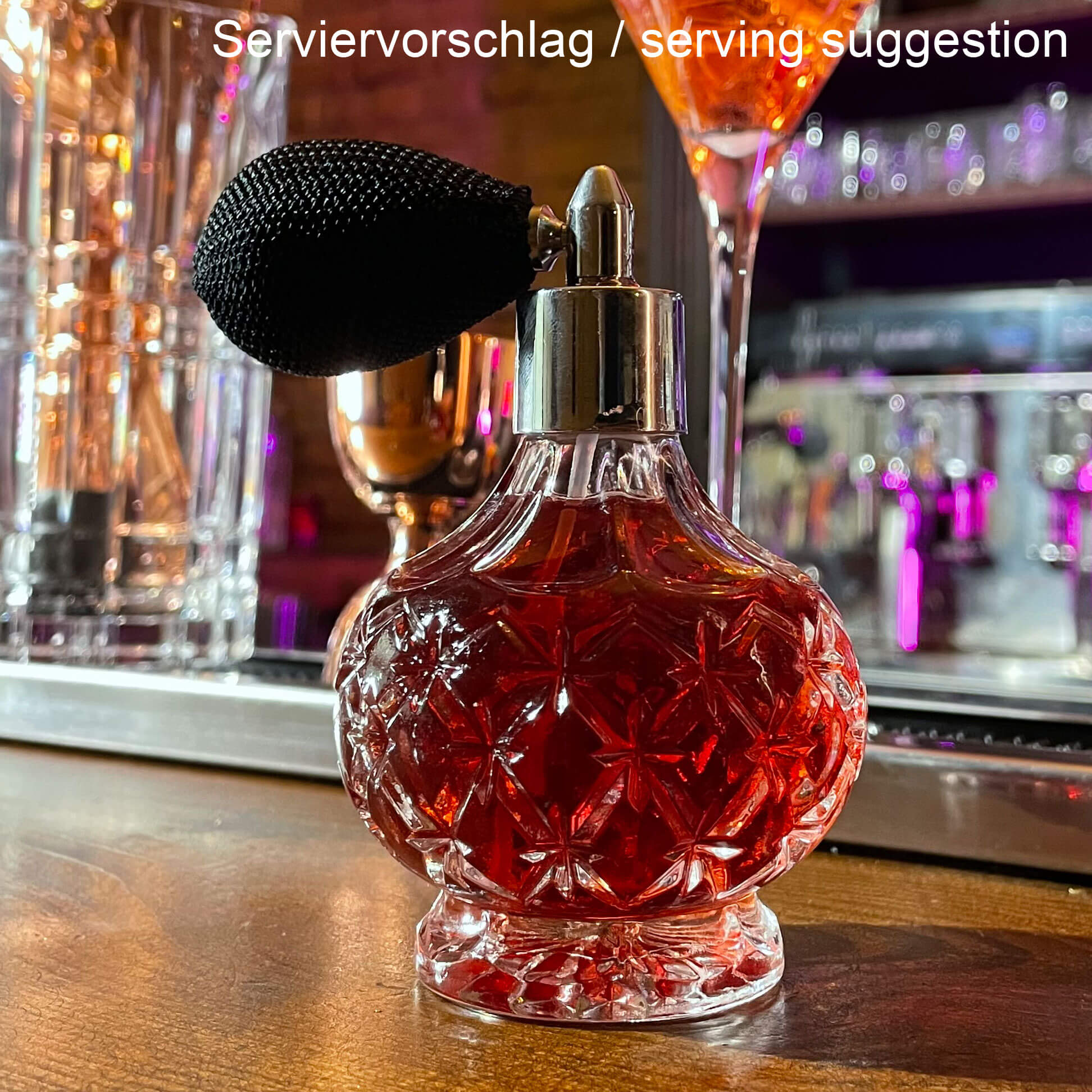 Sprühflasche mit Schliffoptik - 100ml