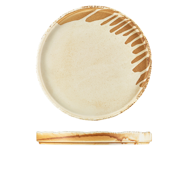 Präsentationsteller Roko Sand – 28 cm (4 Stk.)