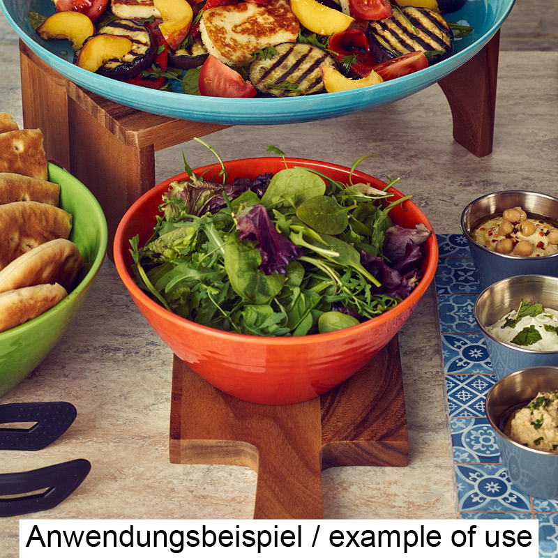 Schüssel Casablanca, Melamin, orange glasiert - 1,6l / 20,5cm Schüssel Casablanca, Melamin, orange glasiert - 1,6l / 20,5cm