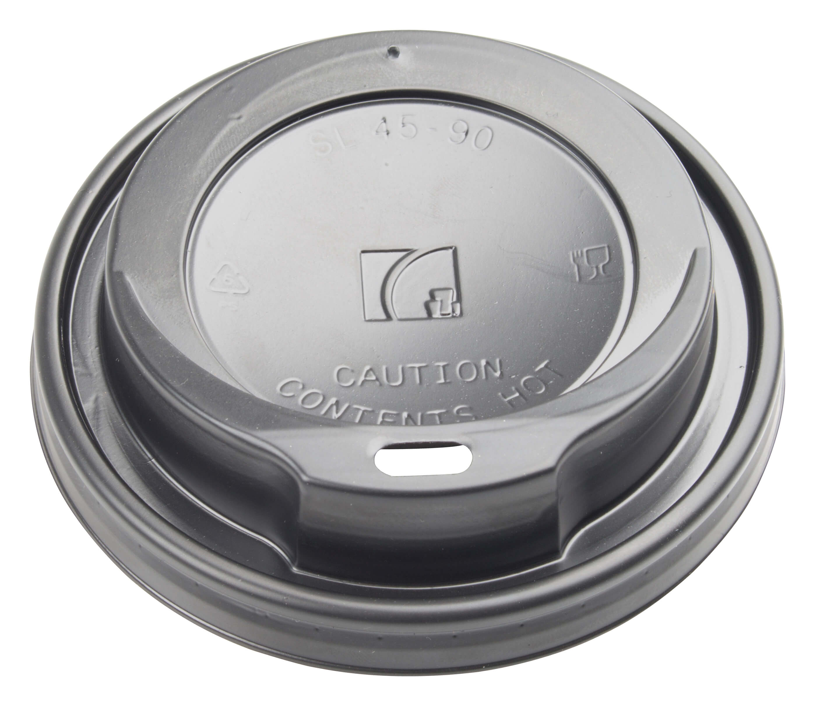 0,3l Kaffeebecherdeckel schwarz, Eco - 1000 Stk.