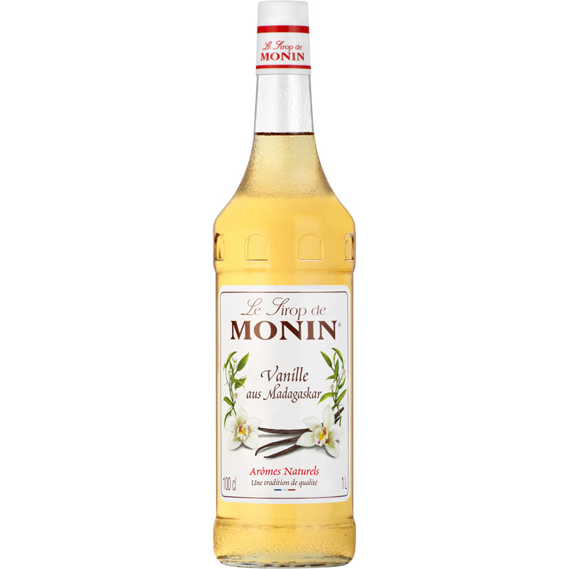 Vanille aus Madagaskar - Monin Sirup (1,0l) Vanille aus Madagaskar - Monin Sirup (1,0l)