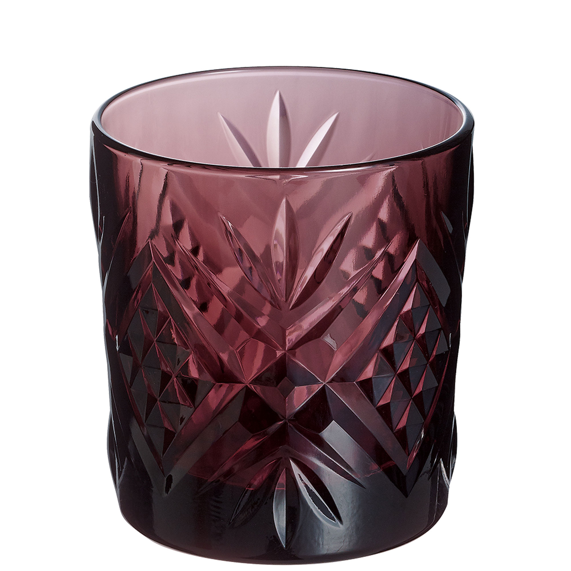 Whiskyglas Broadway Colors, Arcoroc, rot - 300ml (1 Stk.)