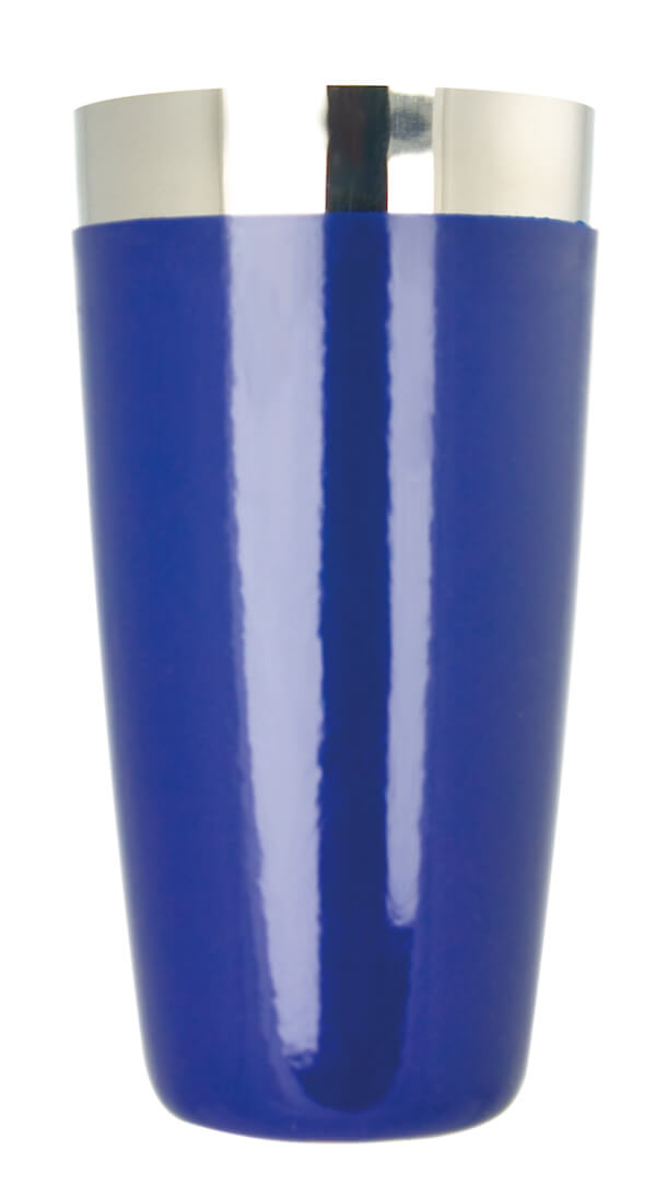 Boston Shaker blau - Edelstahl, Vinylüberzug (850ml)