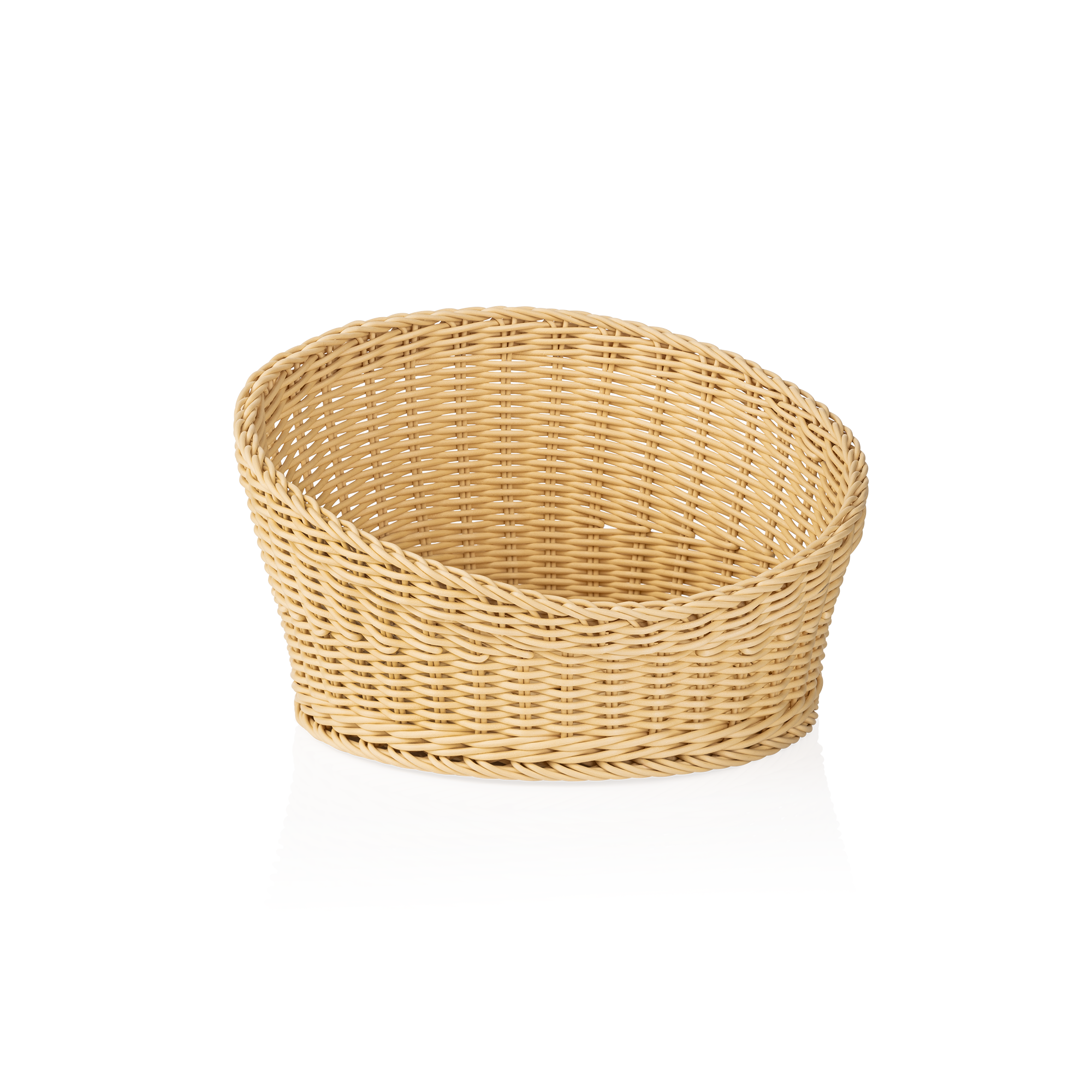 Korb Polypropylen hellbeige - 34,5x10/20cm Korb Polypropylen hellbeige - 34,5x10/20cm