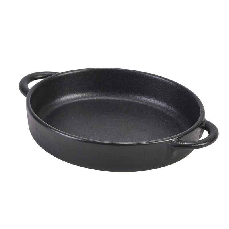 Runde Schale Forge Steingut Gusseisen-Optik – 14,5 x 13 x 3 cm (6 Stk.)