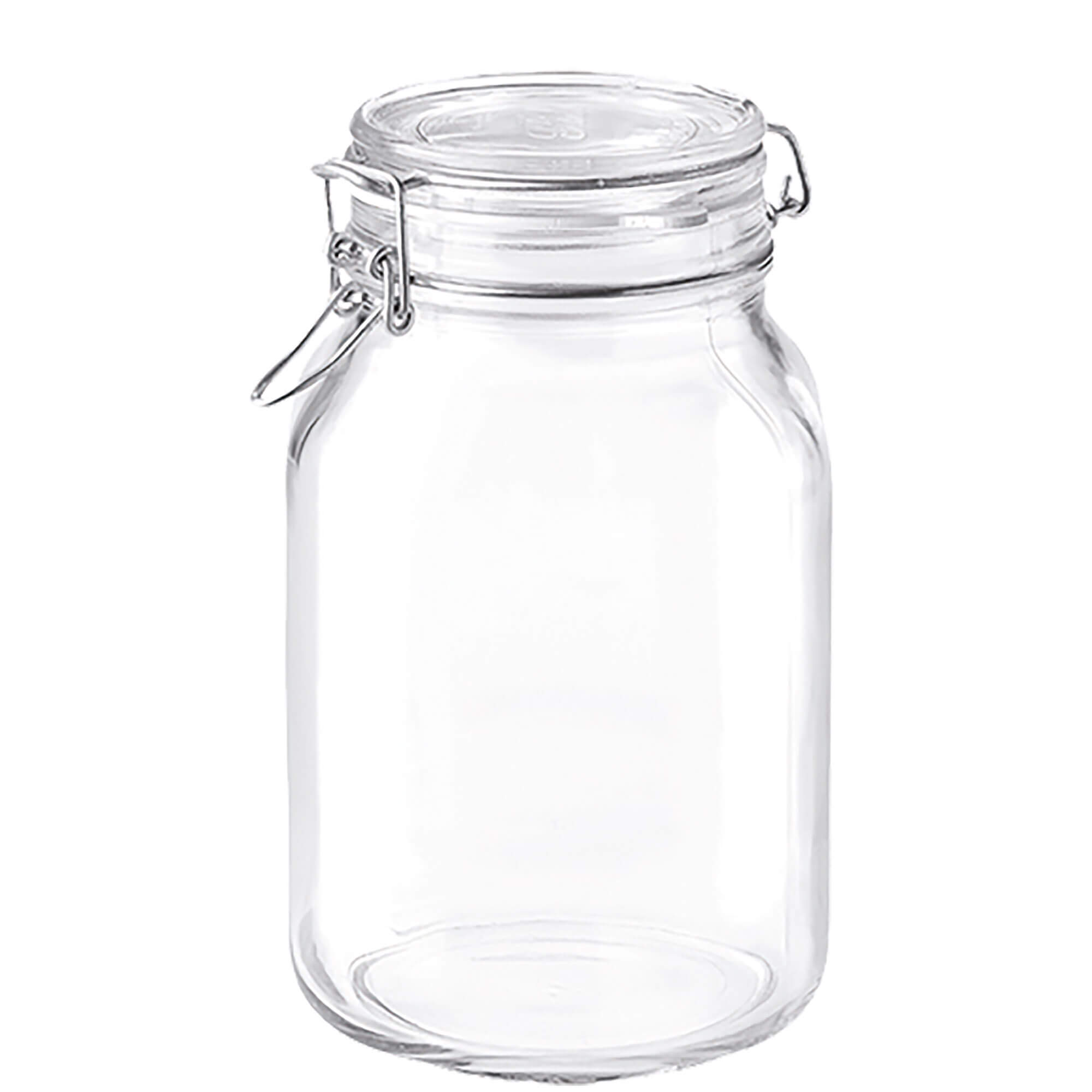 Drahtbügelglas / Einmachglas Fido eckig - 2130ml