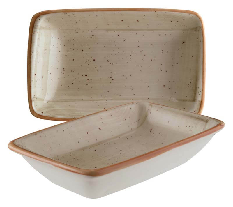 Bonna Aura Terrain Moove Rechteckschale 16x9cm beige - 12 Stück Bonna Aura Terrain Moove Rechteckschale 16x9cm beige - 12 Stück