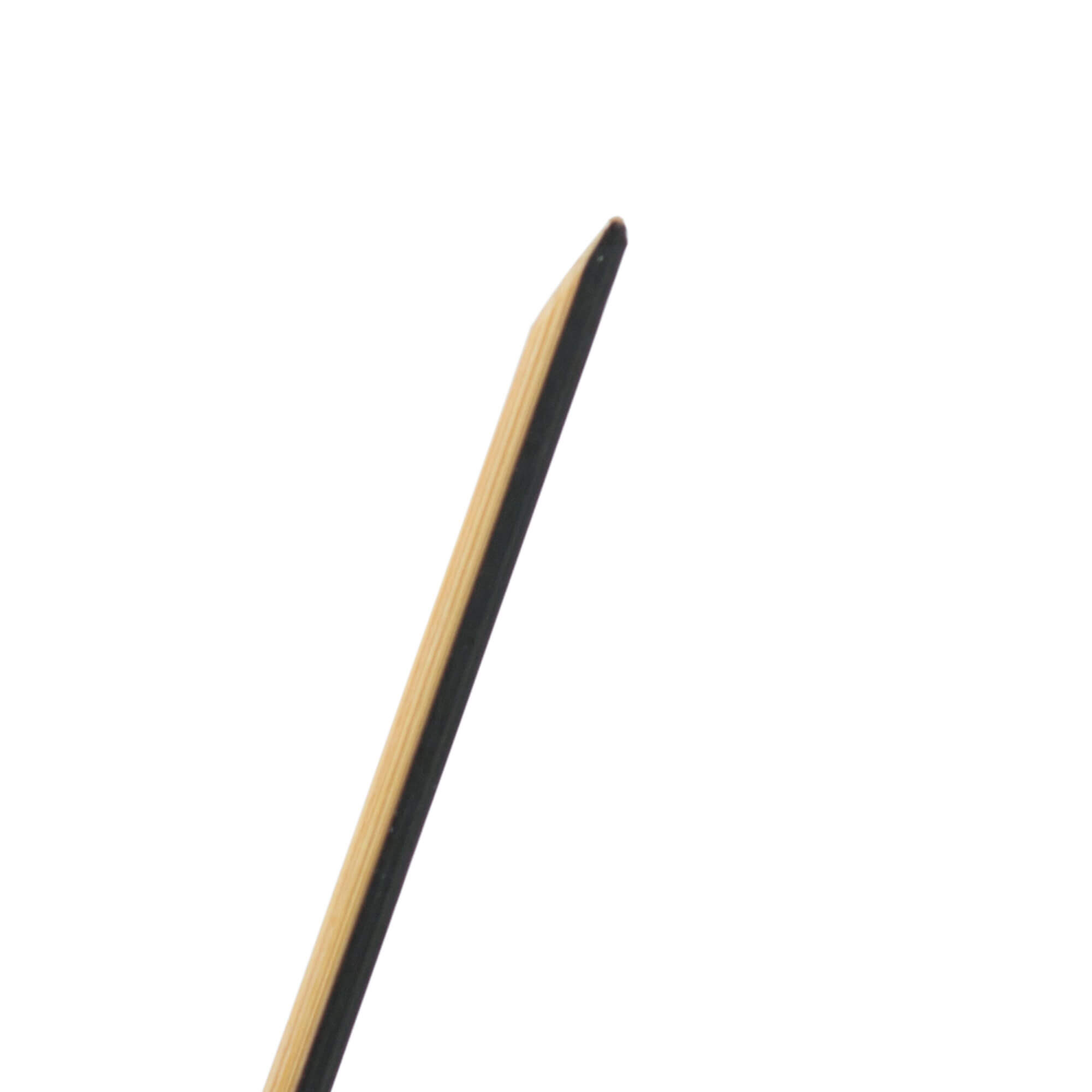 Bambusspieße Herzform, beige-schwarz - 15cm (100 Stk.)