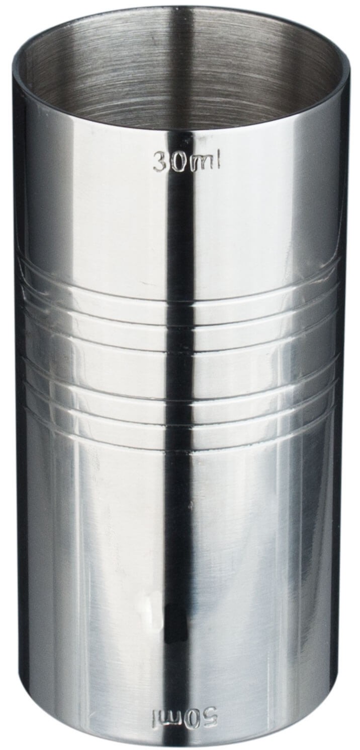 Barmaß/ Jigger Zylinder poliert - Edelstahl (30/50ml)