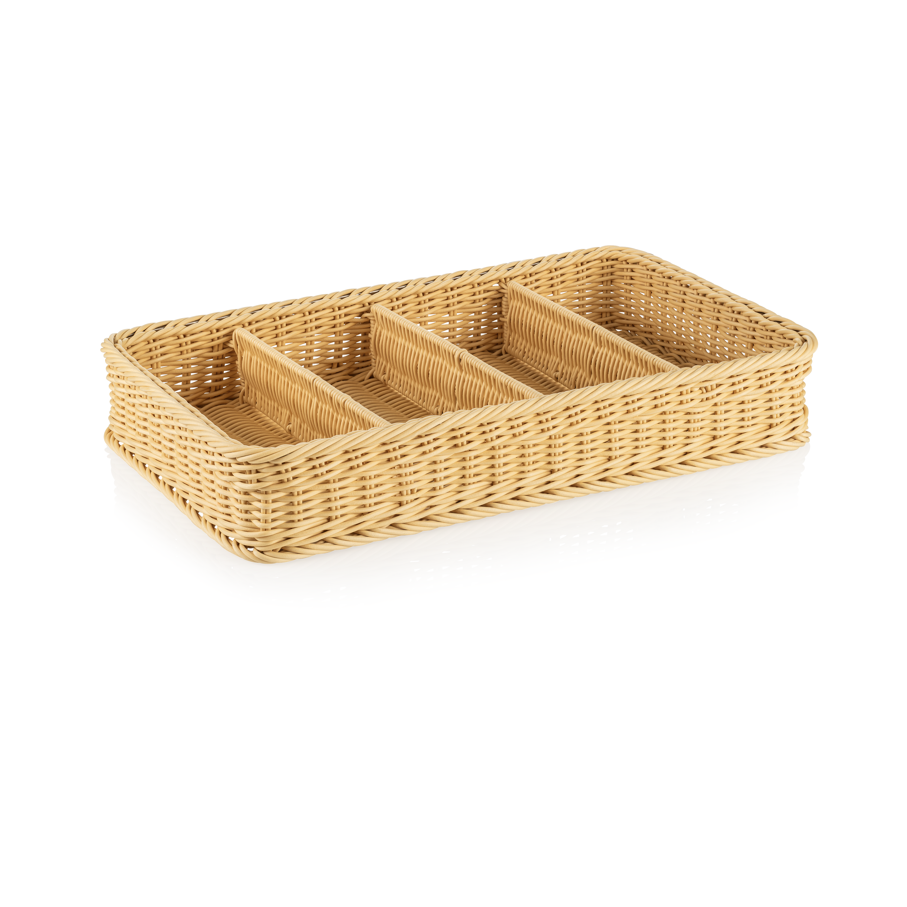 Besteckkorb Polypropylen hellbeige - 53x32,5x9cm (GN 1/1)