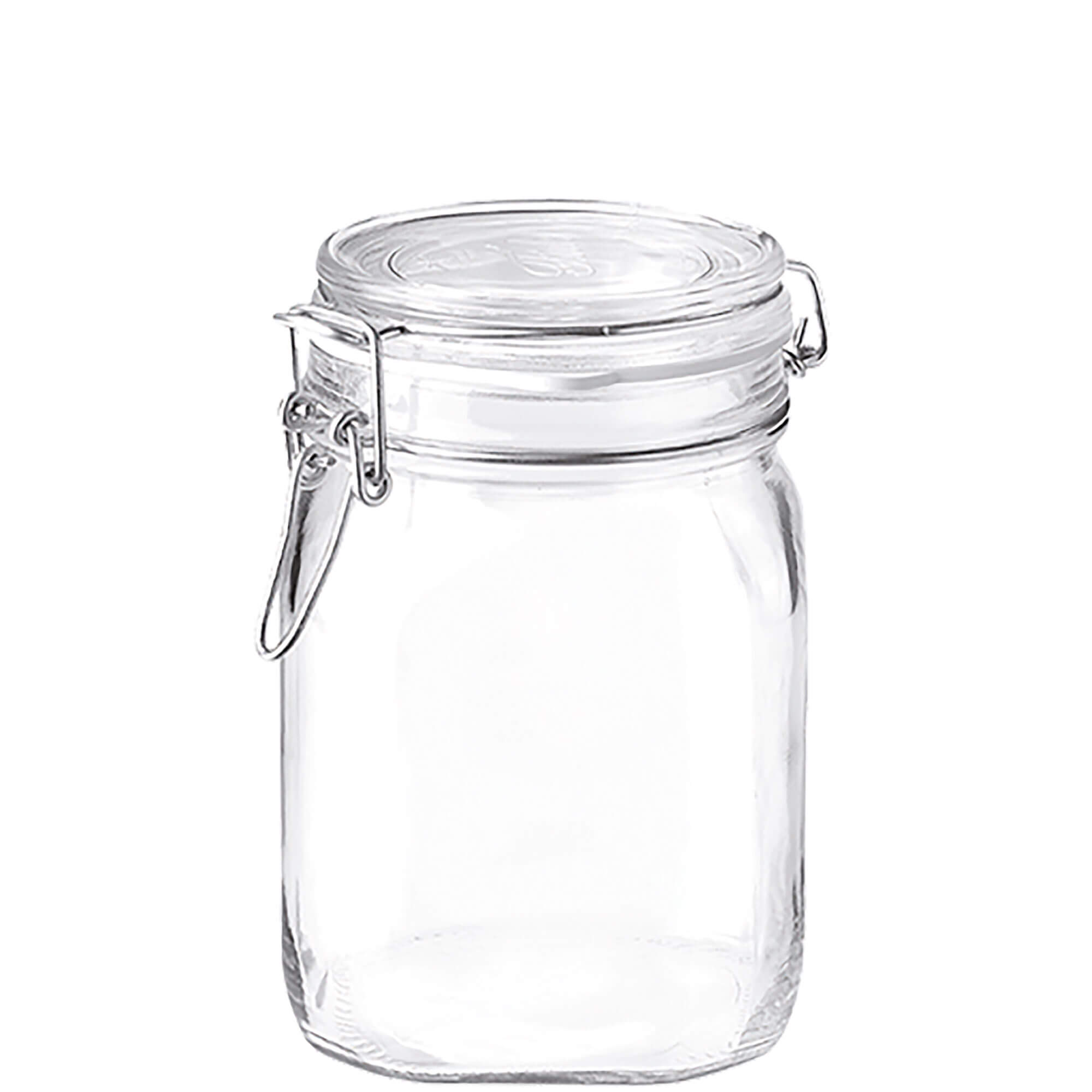 Drahtbügelglas / Einmachglas Fido eckig - 1115ml