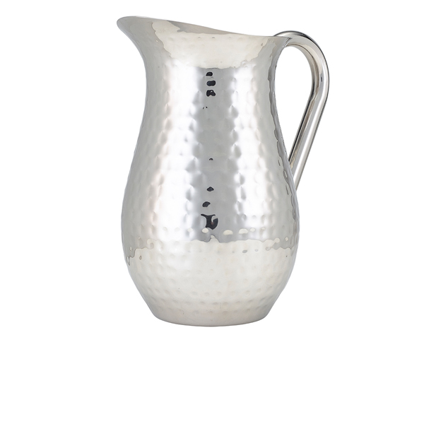 Wasserkrug Edelstahl gehämmert - 2,0 l Wasserkrug Edelstahl gehämmert - 2,0 l
